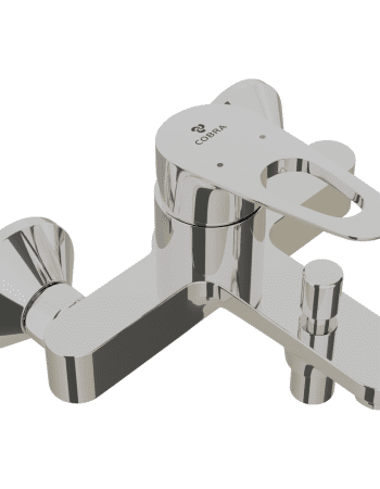 Cobra Den Bath Mixer Exposed Chrome plated