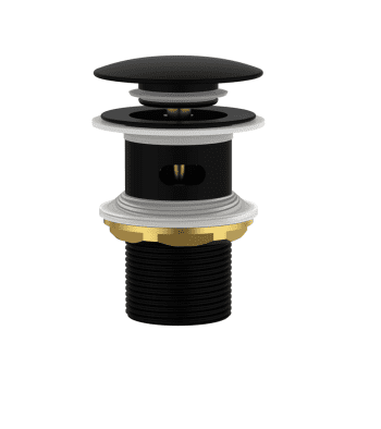 Cobra Waste Basin Click Slotted 32 Black