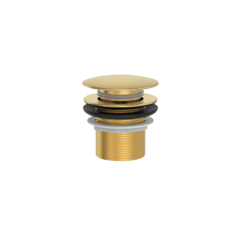 Cobra Seine Unslotted Bath Waste Brushed Gold