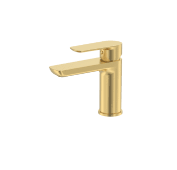 Cobra Seine Standard Basin Mixer Brushed Gold