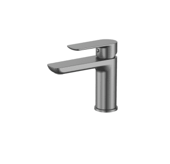 Cobra Seine Standard Basin Mixer Brushed Gun Grey