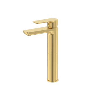 Cobra Seine Raised Basin Mixer Brushed Gold