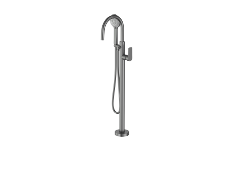 Cobra Seine Freestanding Bath Mixer Brushed Gun Grey