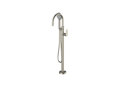 Cobra Seine Freestanding Bath Mixer Brushed Nickel
