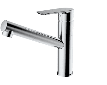 Cobra Seine Pull-Out Pillar Type Sink Mixer Chrome Plated