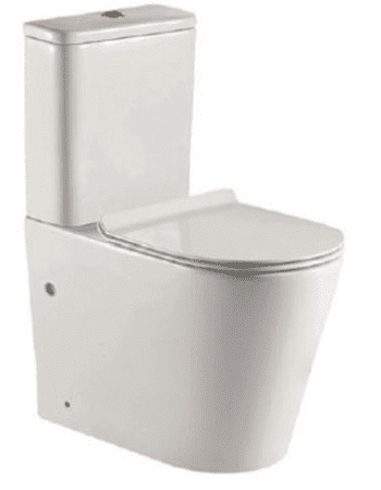 Vaal Entice Rimless Close Couple Suite White