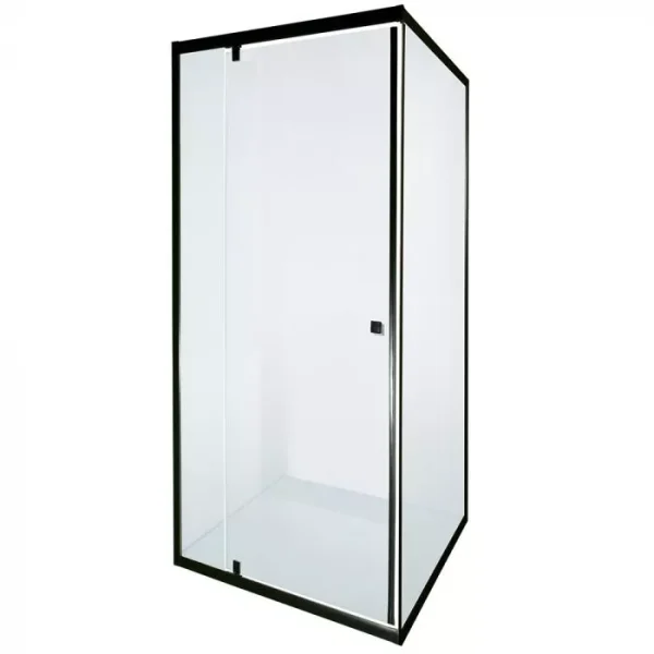 Shower Door Sierra Black Frame Pivot 900x900x1850