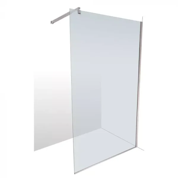 Shower Screen Andes 1200x2000. Side Install. 8mm Glass