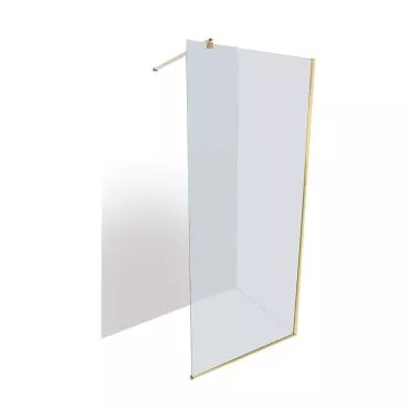 Shower Screen Botev Gold  900x2000 With Ext Arm 8mm Glass