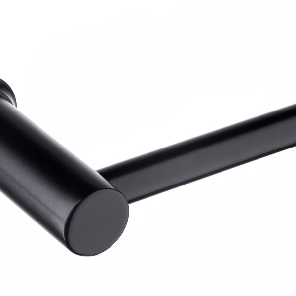 Stunning Allure Matt Black Toilet Roll Holder