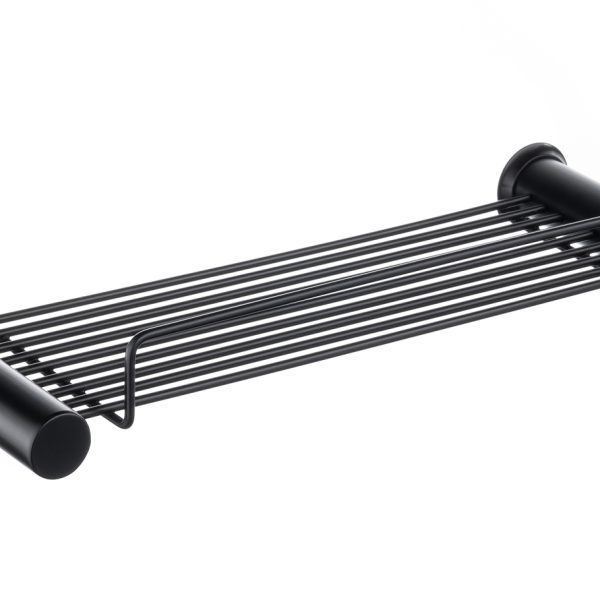 Stunning Allure Matt Black Shower Rack