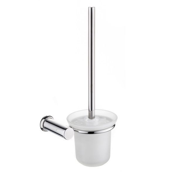 Stunning Allure Toilet Brush Glass Bowl S/S