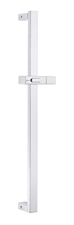 Cobra Arrive Shower Rail Square Chrome Plated