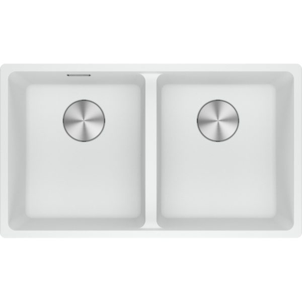 Franke Maris MRG620-35-35 Double Undermount/Inset -Polar White