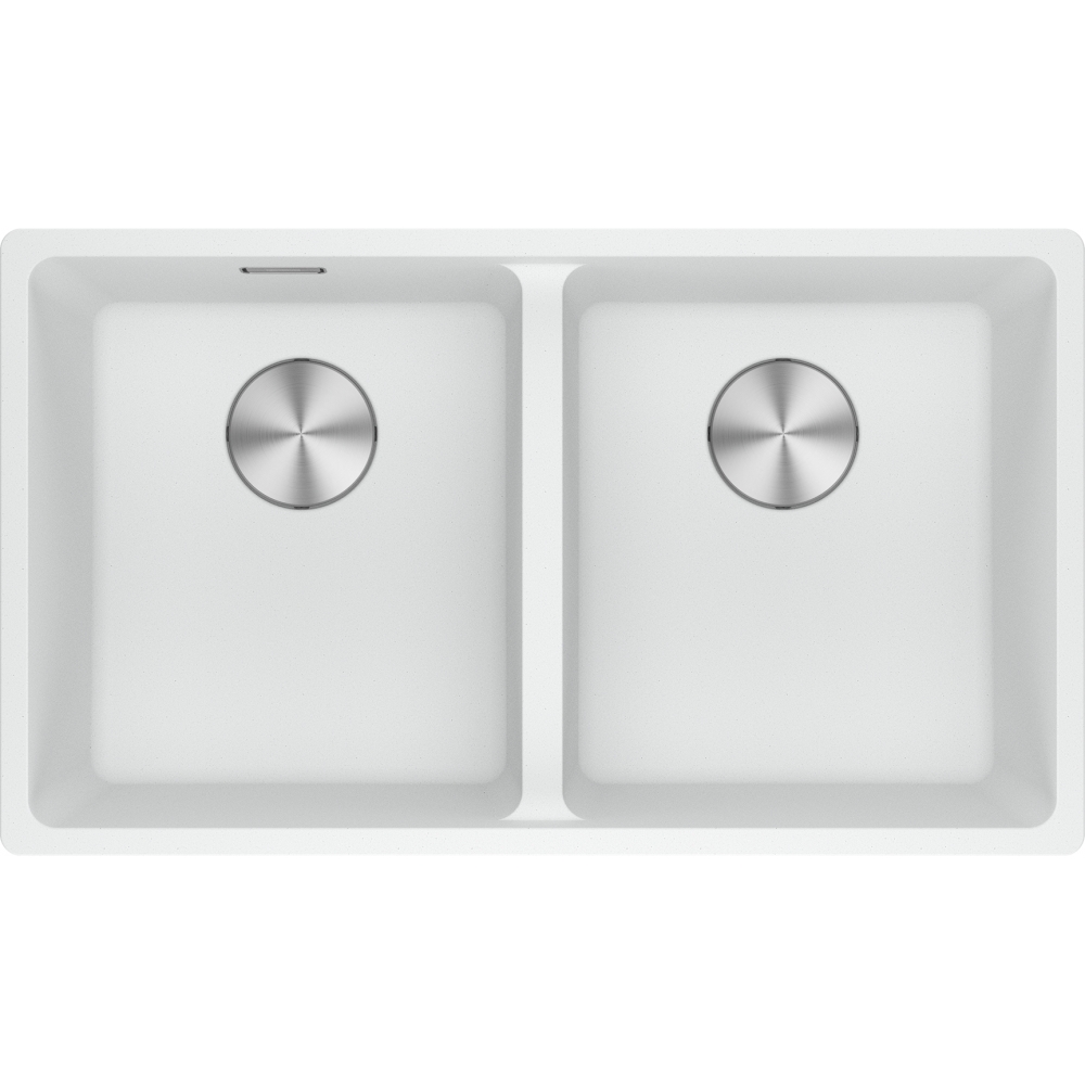 Franke Maris MRG620-35-35 Double Undermount/Inset -Polar White