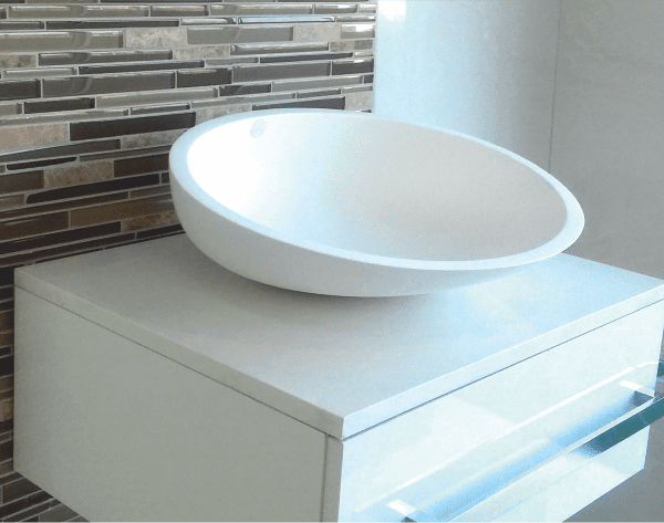 Crystallite Pebble Large Basin