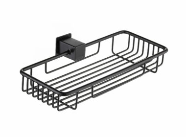 Stunning Quantum Matt Black Shower Basket