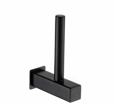 Stunning Quantum Matt Black Spare Toilet Roll Holder