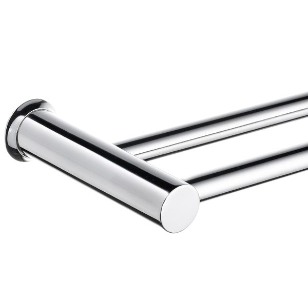 Stunning Allure Double Towel Rail 800 Polished S/S
