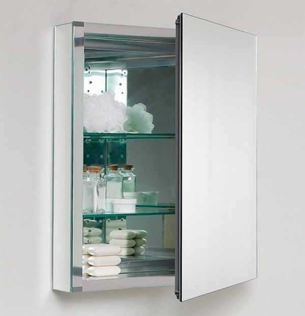 Clear Cube Mirror Cabinet 500