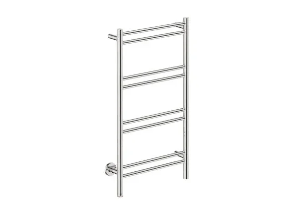 Bathroom Butler Natural 8 Bar 500mm Straight Heated Towel Rail with PTSelect Switch