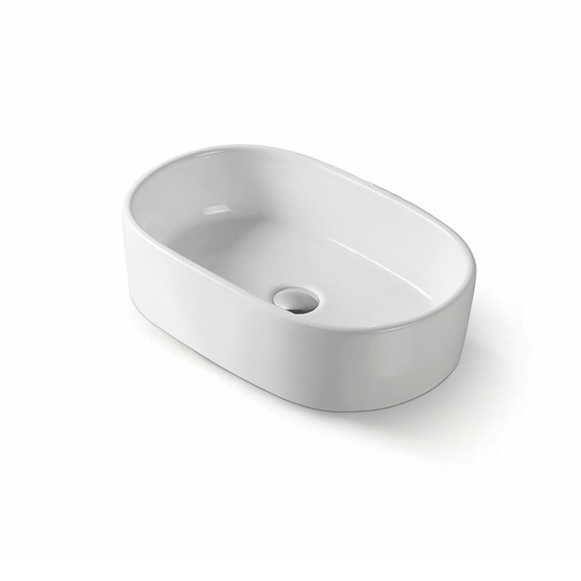 Lave Aveline Counter Basin White 560 X 350 - X & O'S Bathroom And ...