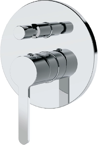 Meissen Attivo Concealed Diverter Mixer Chrome