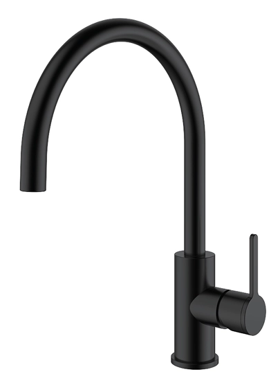 Meissen Attivo Sink Mixer Deck Type Black