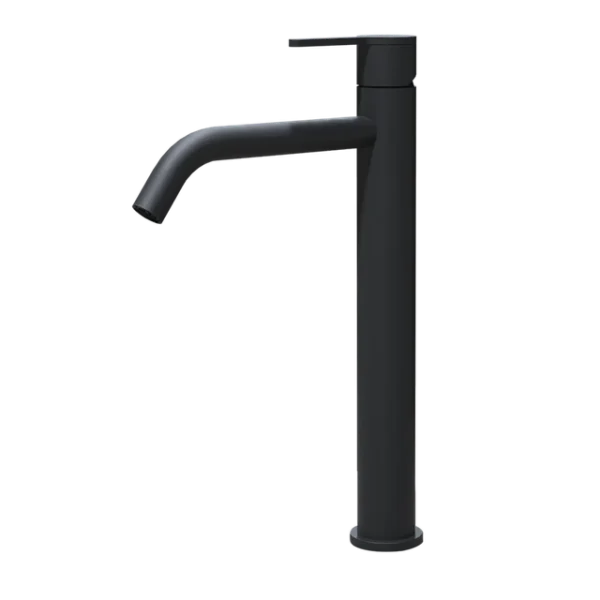 Meissen Attivo Basin Mixer Tall Black