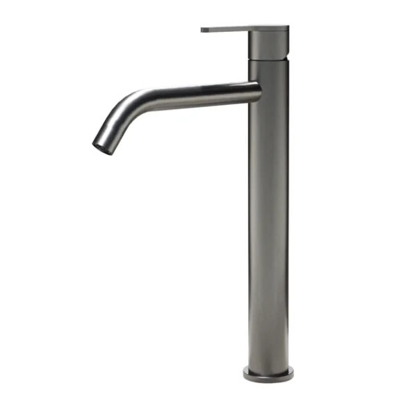 Meissen Attivo Basin Mixer Tall Graphite