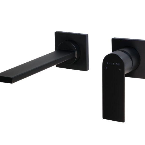 Blutide Silk Black  Basin/Bath Mixer Trim Kit
