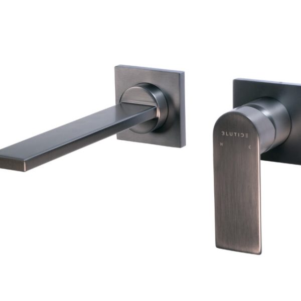 Blutide Silk Gunmetal Basin/Bath Mix Trim Kit