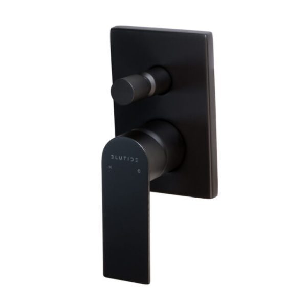 Blutide Silk Black Concealed Diverter Trim Kit