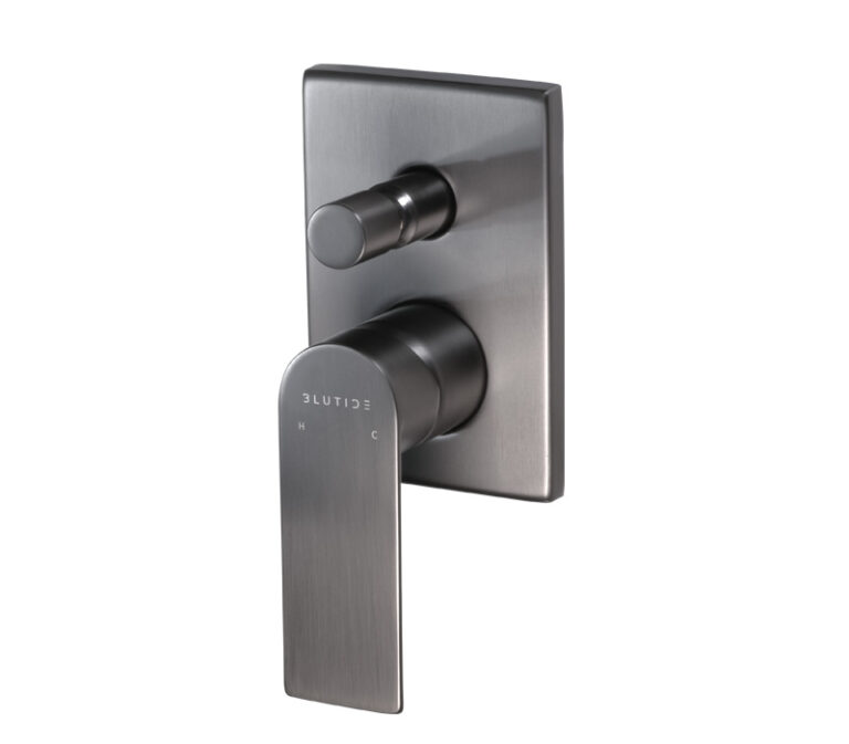 Blutide Silk Gunmetal Concealed Diverter Trim Kit