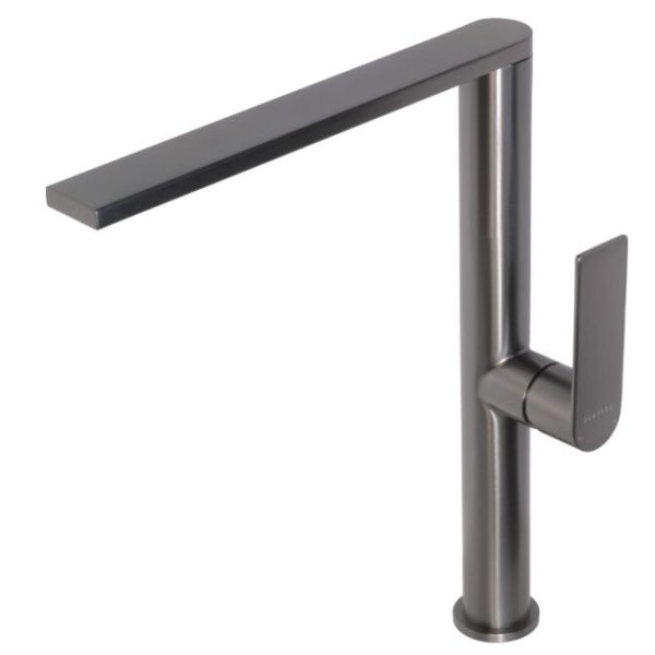 Blutide Silk Gunmetal  Single Hole Sink Mixer