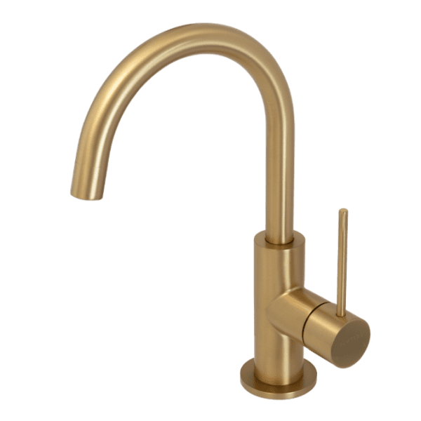 Blutide Lace Brass Gooseneck Basin Mixer