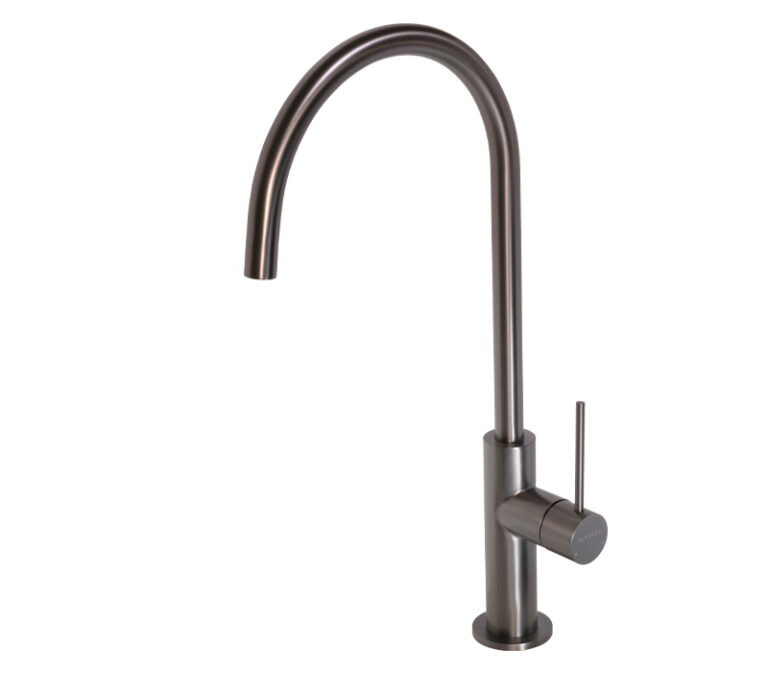 Blutide Lace Gunmetal Single Hole Sink Mixer