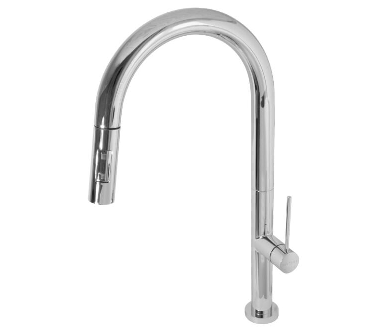 Blutide Lace Chrome Spray/Pull Out Sink Mixer
