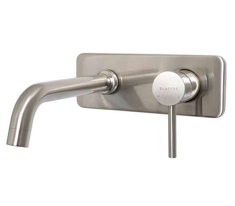 Blutide Moon Stainless Steel Basin Concealed Mixer with Spout