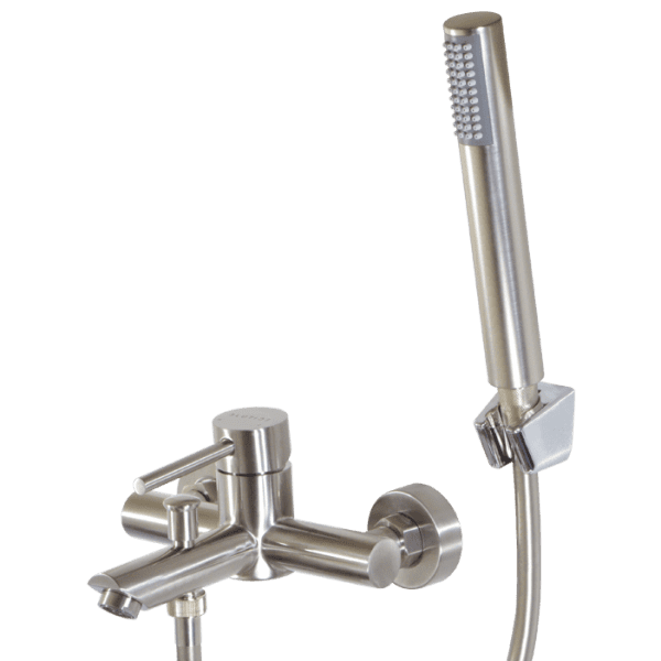 Blutide Moon Stainless Steel Bath Mixer W/T std offset