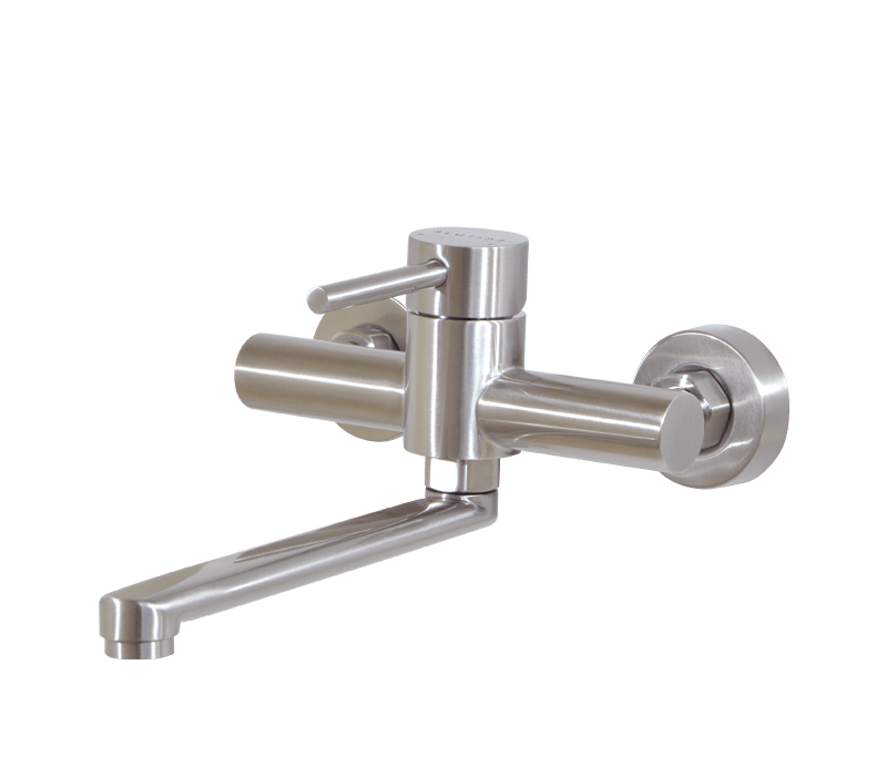 Blutide Moon Stainless Steel Sink Mixer Wall Type