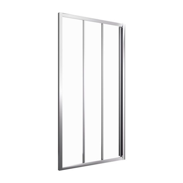 Tri-Slider Shower Door Matt Chrome 1000 x 1806 (976-1025)