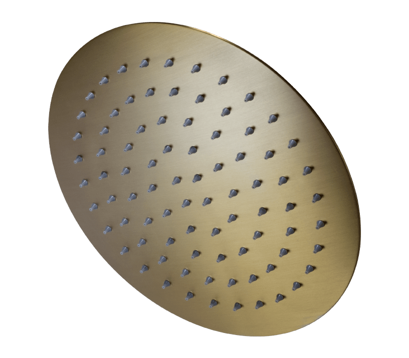 Blutide Shower Rose Stainless Steel 250mm Brushed Brass