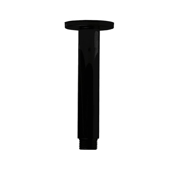 Blutide Vertical Ceiling Shower Arm Black 150mm