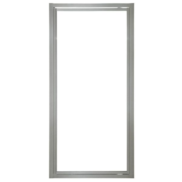 Shower Door Pivot Matt Chrome 1000 x 1806 - (976-1025)