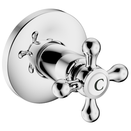 Cobra Roma Stop Tap U/Wall 15mm