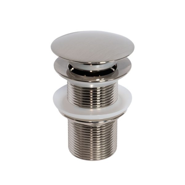 Blutide Basin Clicker Waste Unslotted 32mm Brushed Stainless Steel