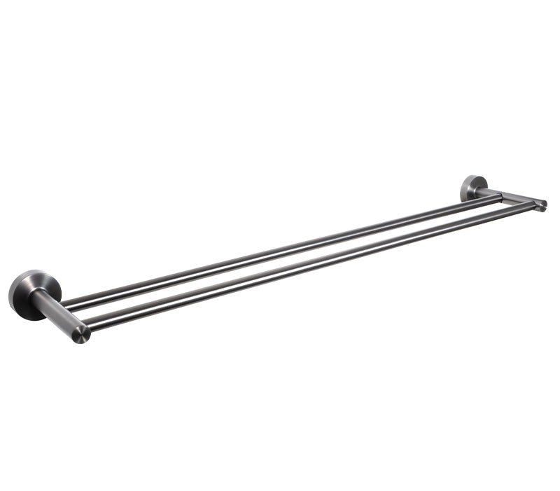 Blutide Ginger 88 Double Towel Rail 600mm Gunmetal