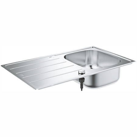 Grohe K200 Stainless Steel Sink Single Bowl With Drainer