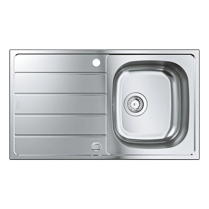Grohe K200 Stainless Steel Sink Single Bowl With Drainer - Image 3
